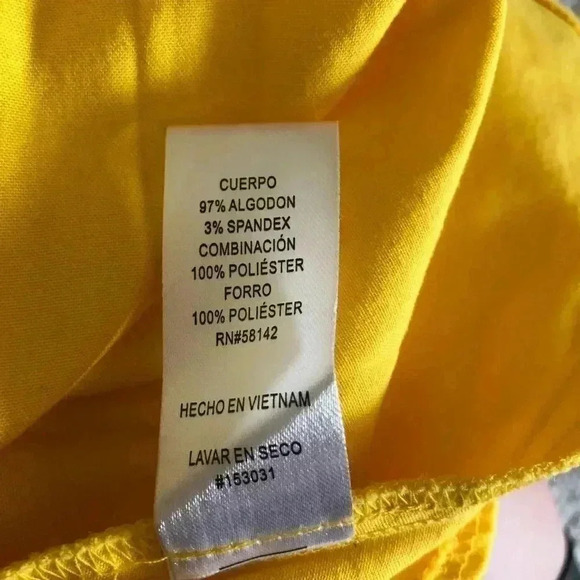 London Style Collection yellow and white mod fit and flair dress 12 - Picture 12 of 14